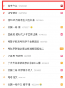 全国高评语文科目